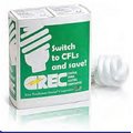 Green Solutions Compact Fluorescent Light Bulbs W/ Sleeve Single (9 Watt)